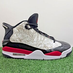 Nike Air Jordan Dub Zero Shoes Men's 10.5 White Retro High Basketball Trainers‎